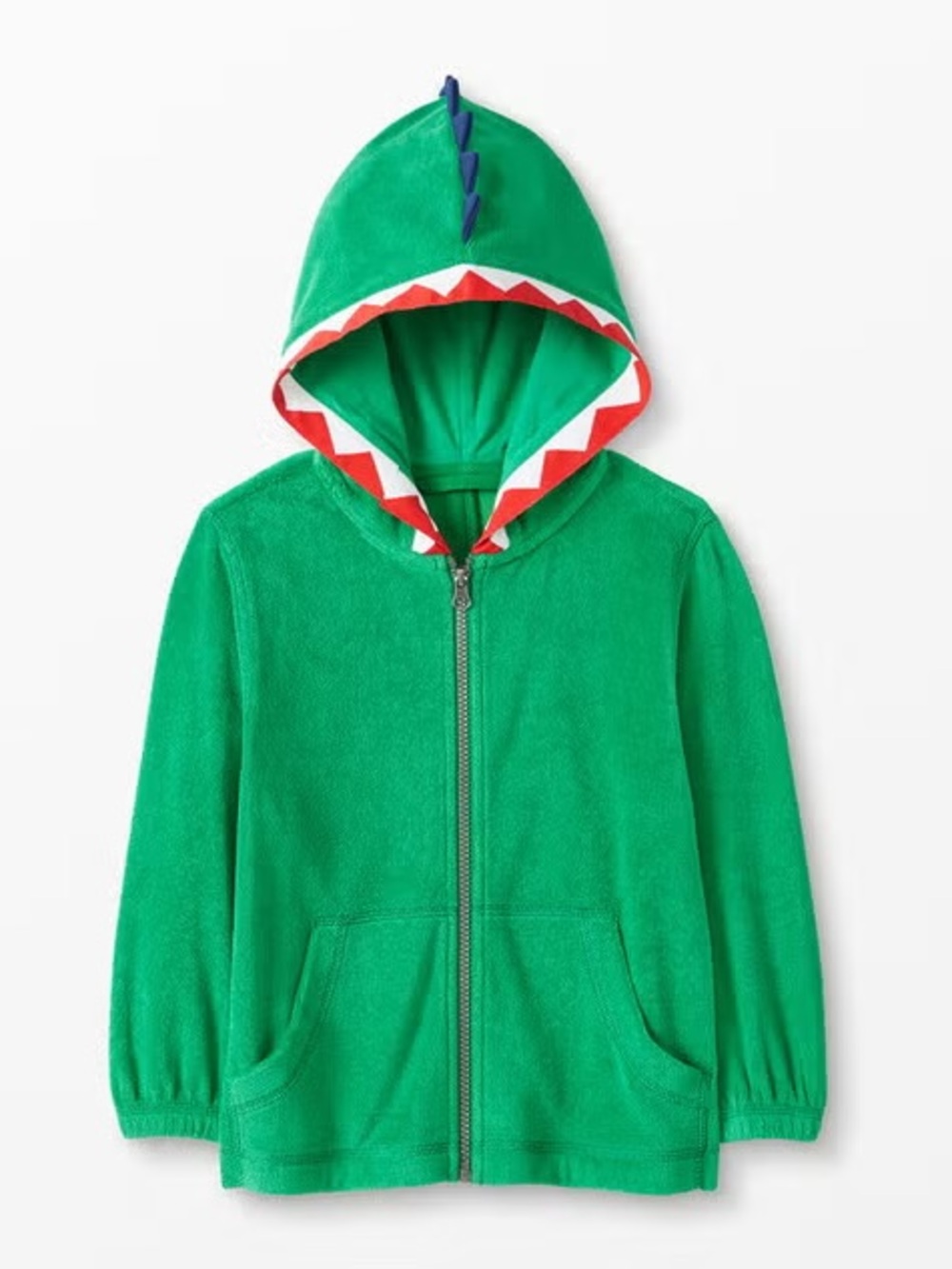RARE Hanna Andersson Sunsoft Terry Dinosaur Hoodie Jacket Size 5